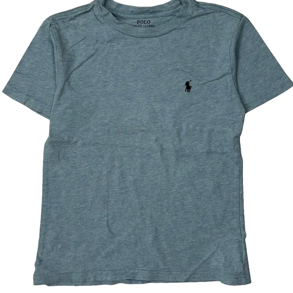 Age 7 Polo By Ralph Lauren T-Shirt - Small Blue Cotton - Image 5