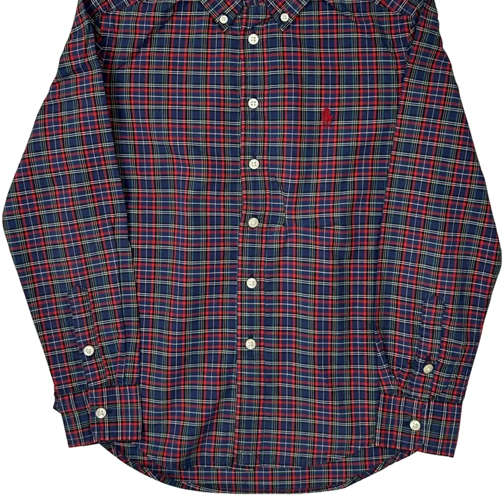 Age 7 Ralph Lauren Checked Shirt - Small Multicoloured Cotton - Image 5
