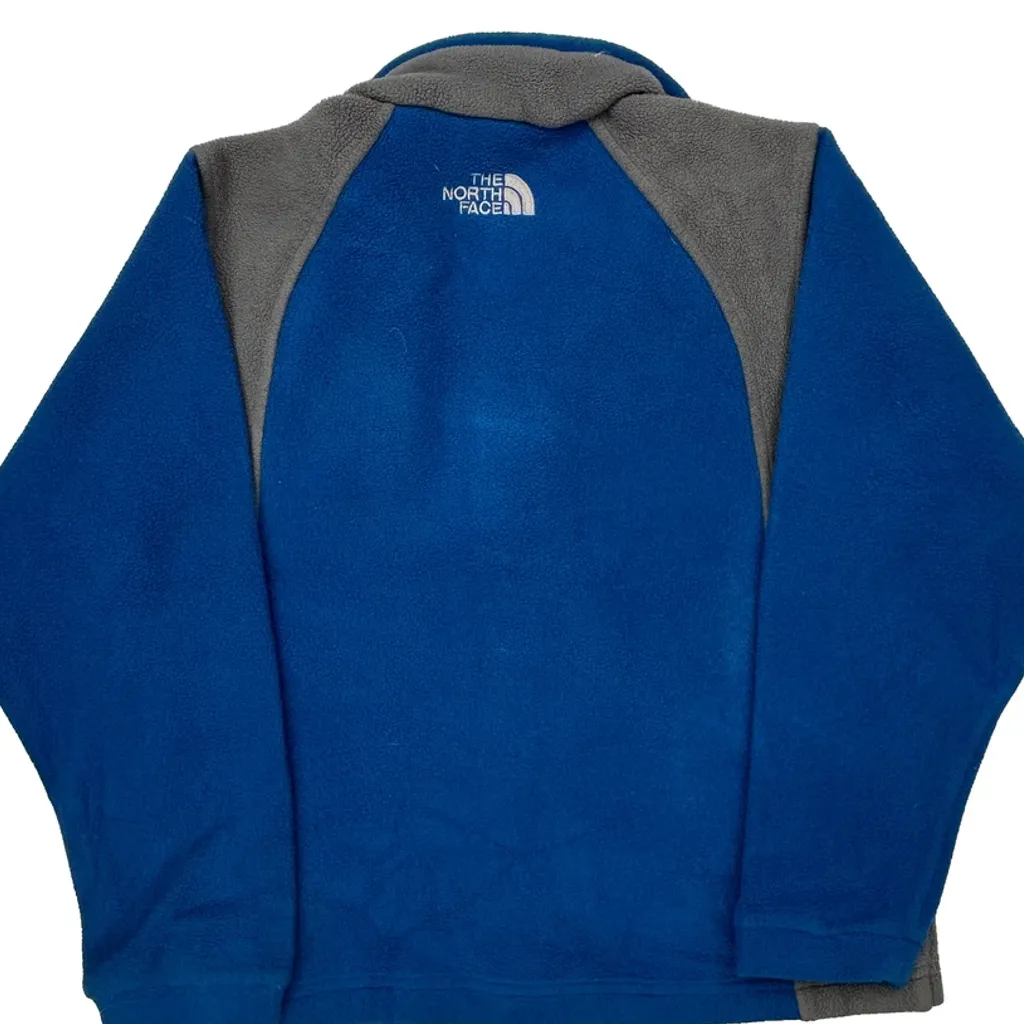Age 7 The North Face Fleece Jacket - Small Blue Polyester - Image 7