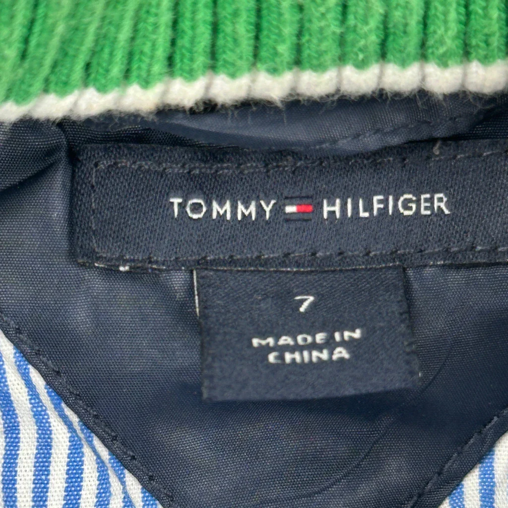 Age 7 Tommy Hilfiger Gilet - Medium Navy Polyester - Image 3