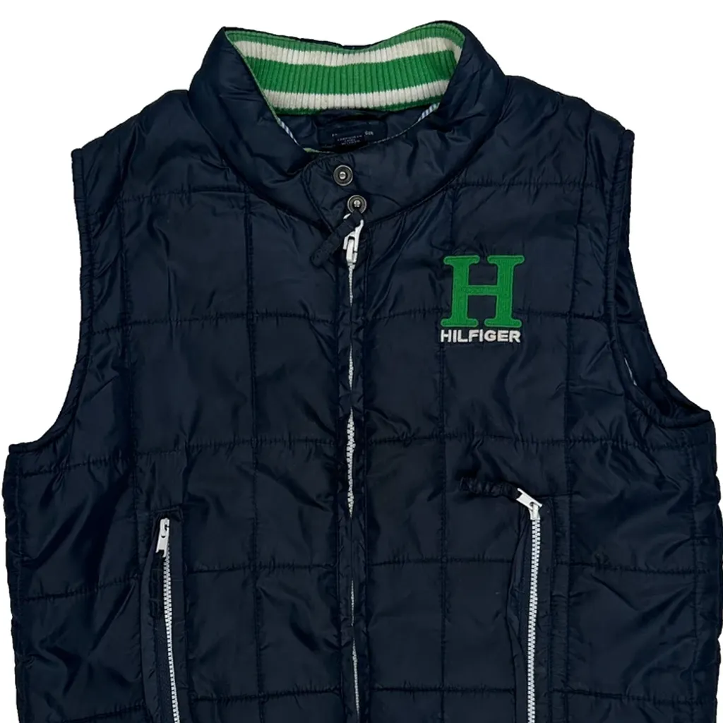 Age 7 Tommy Hilfiger Gilet - Medium Navy Polyester - Image 4