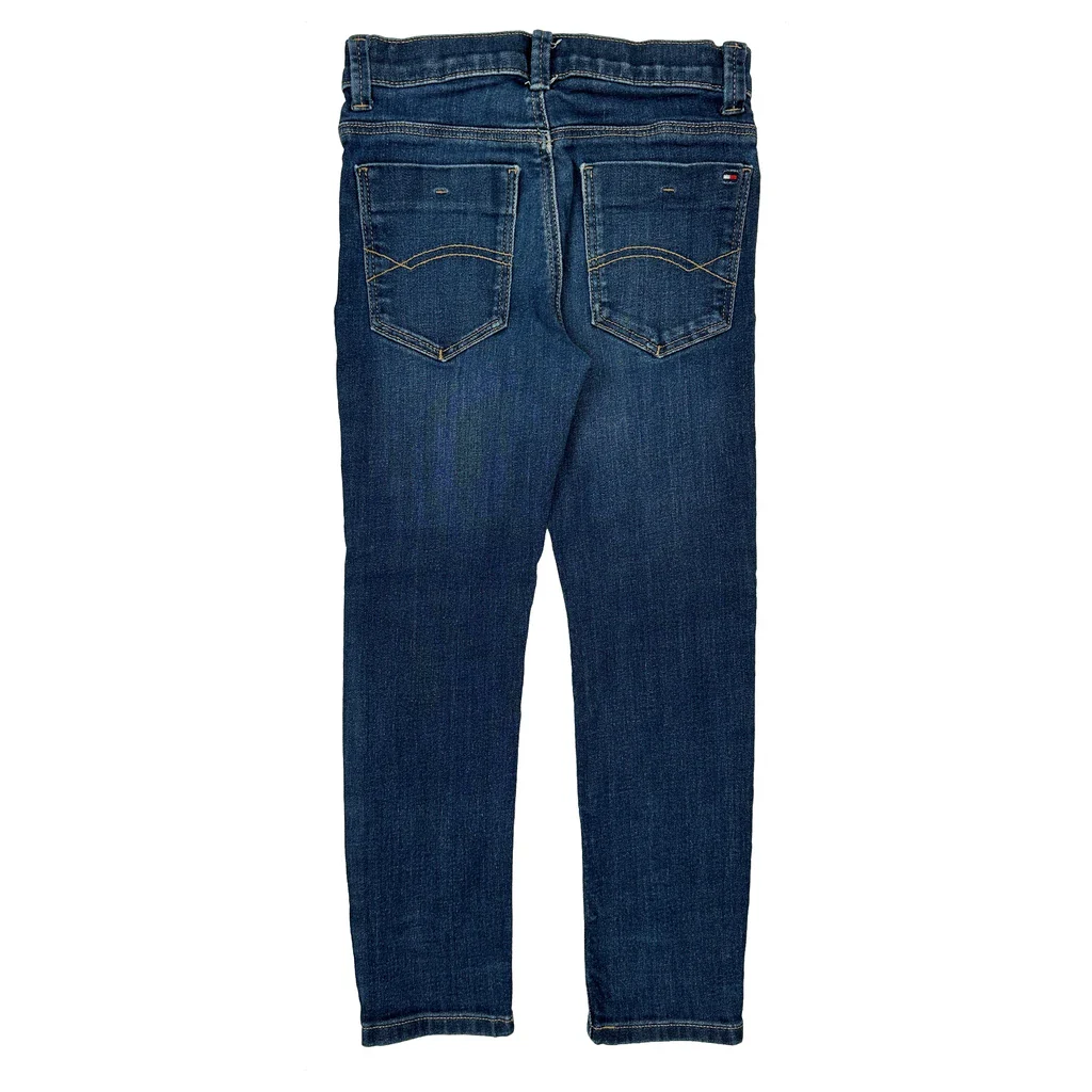 Age 7 Tommy Hilfiger Skinny Fit Jeans - Small Blue Denim
