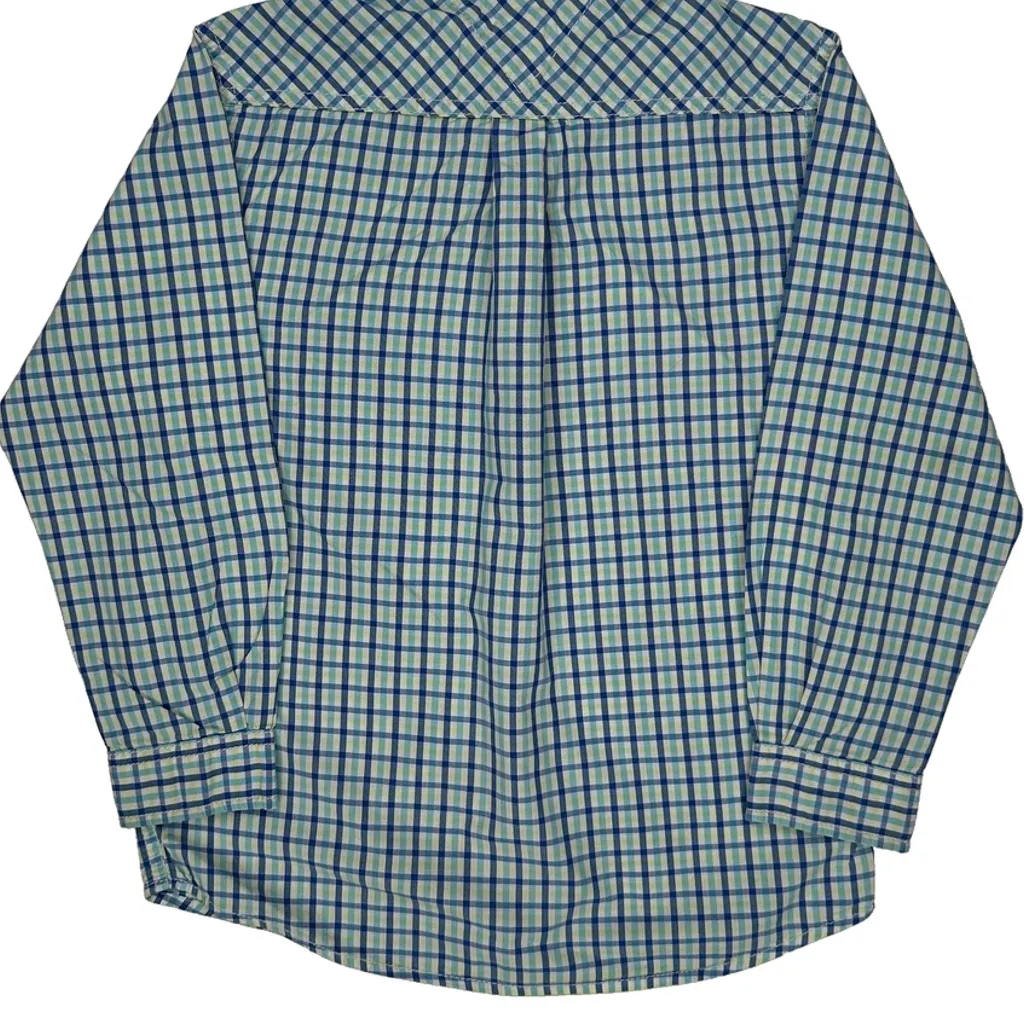 Age 7 Tommy Hilfiger Checked Shirt - Small Blue Cotton - Image 6