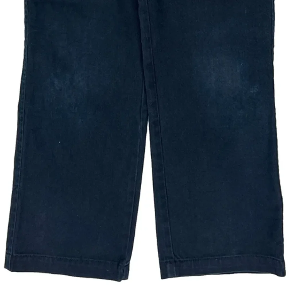 Age 7 Tommy Hilfiger Trousers - Small Navy Cotton - Image 7