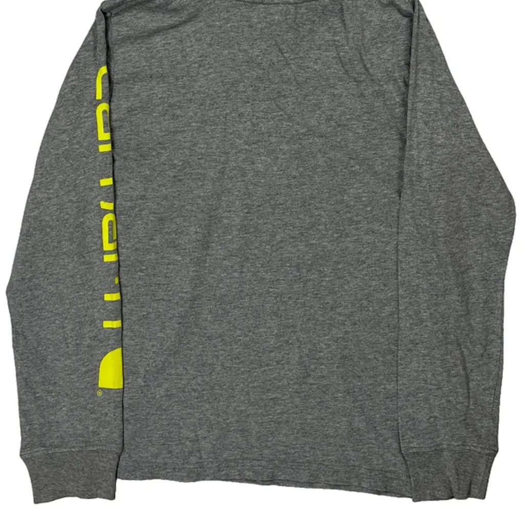 Age 8-10 Carhartt Hoodie - Small Gray Cotton - Image 7