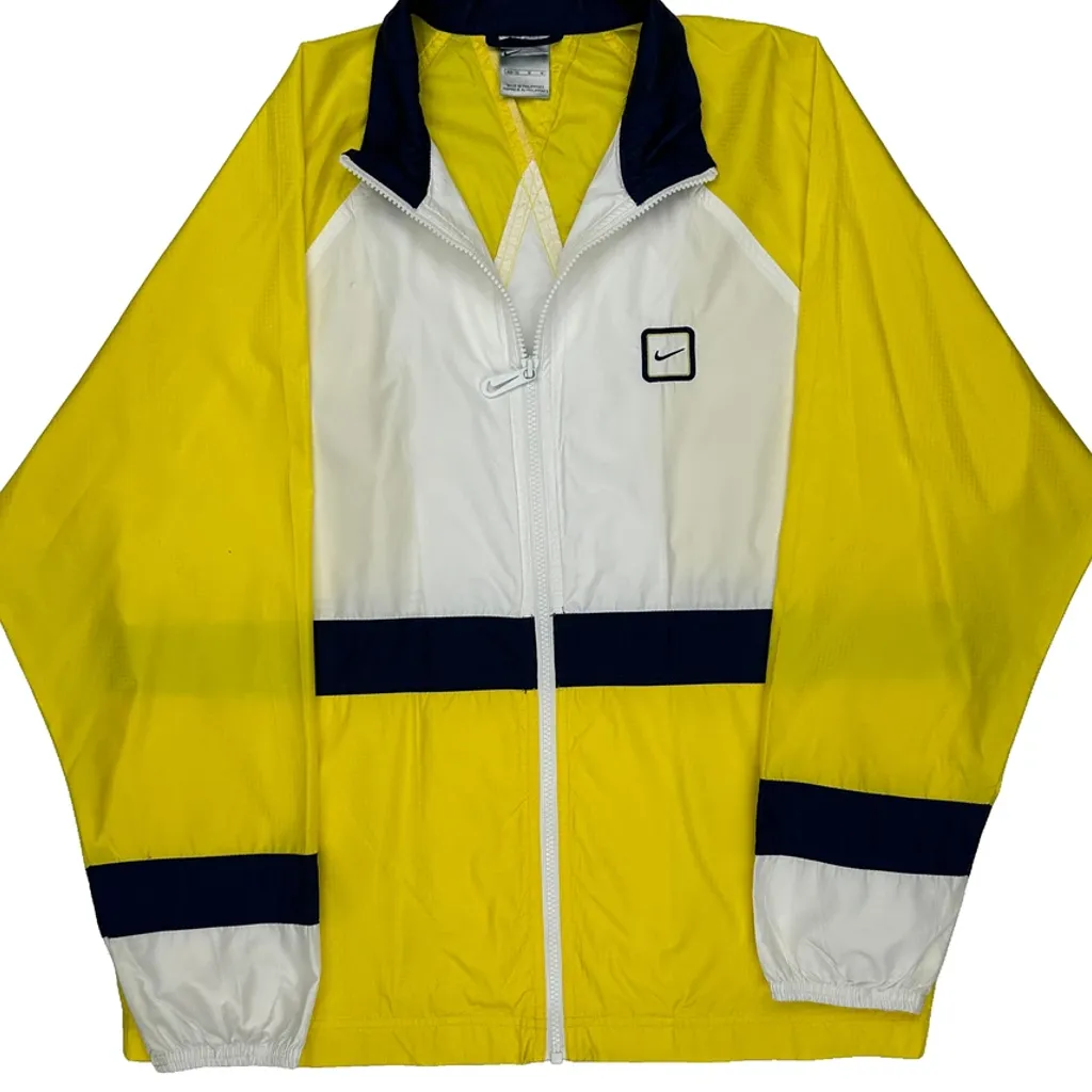 Age 8-10 Nike Windbreaker - Medium Yellow Polyester - Image 4