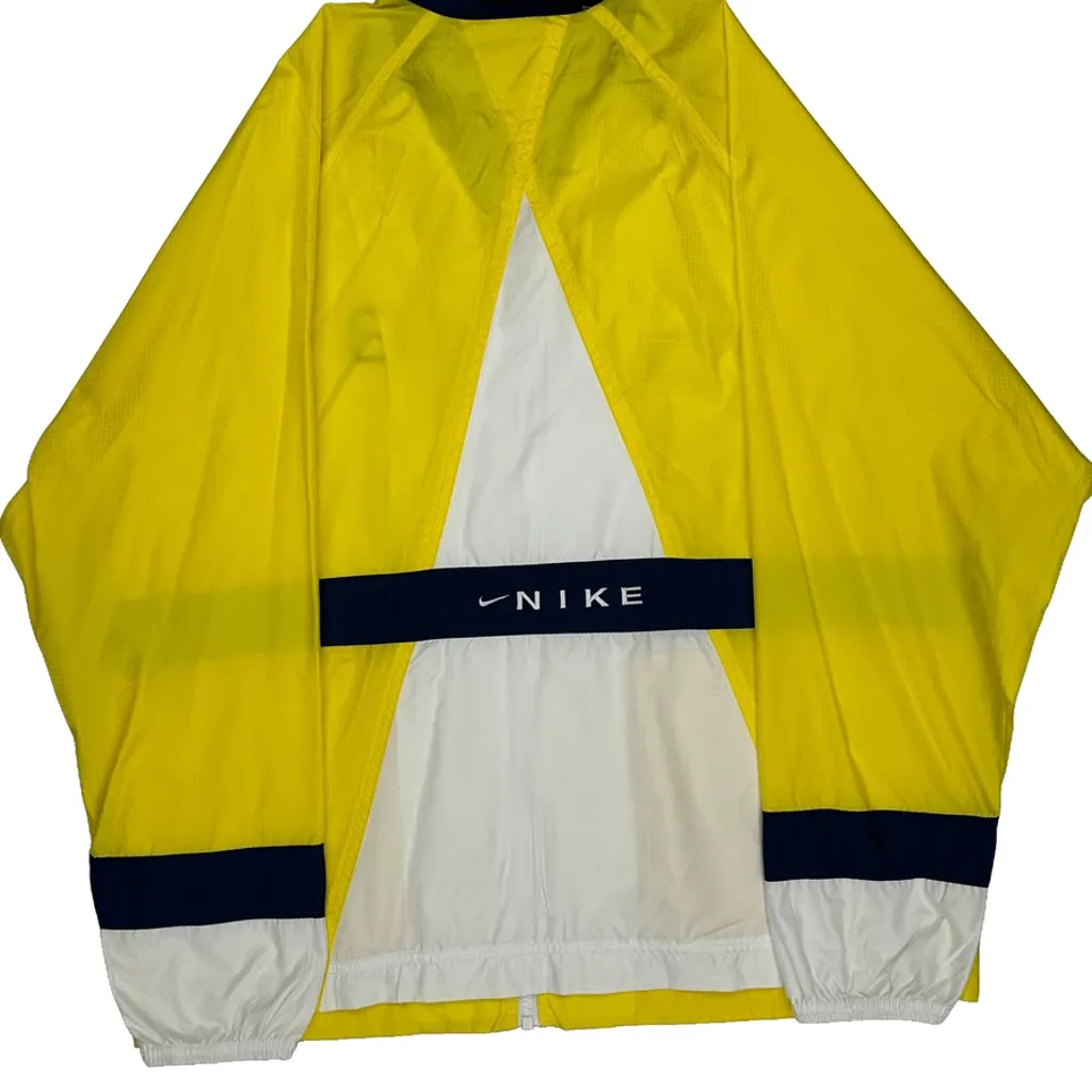 Age 8-10 Nike Windbreaker - Medium Yellow Polyester - Image 7