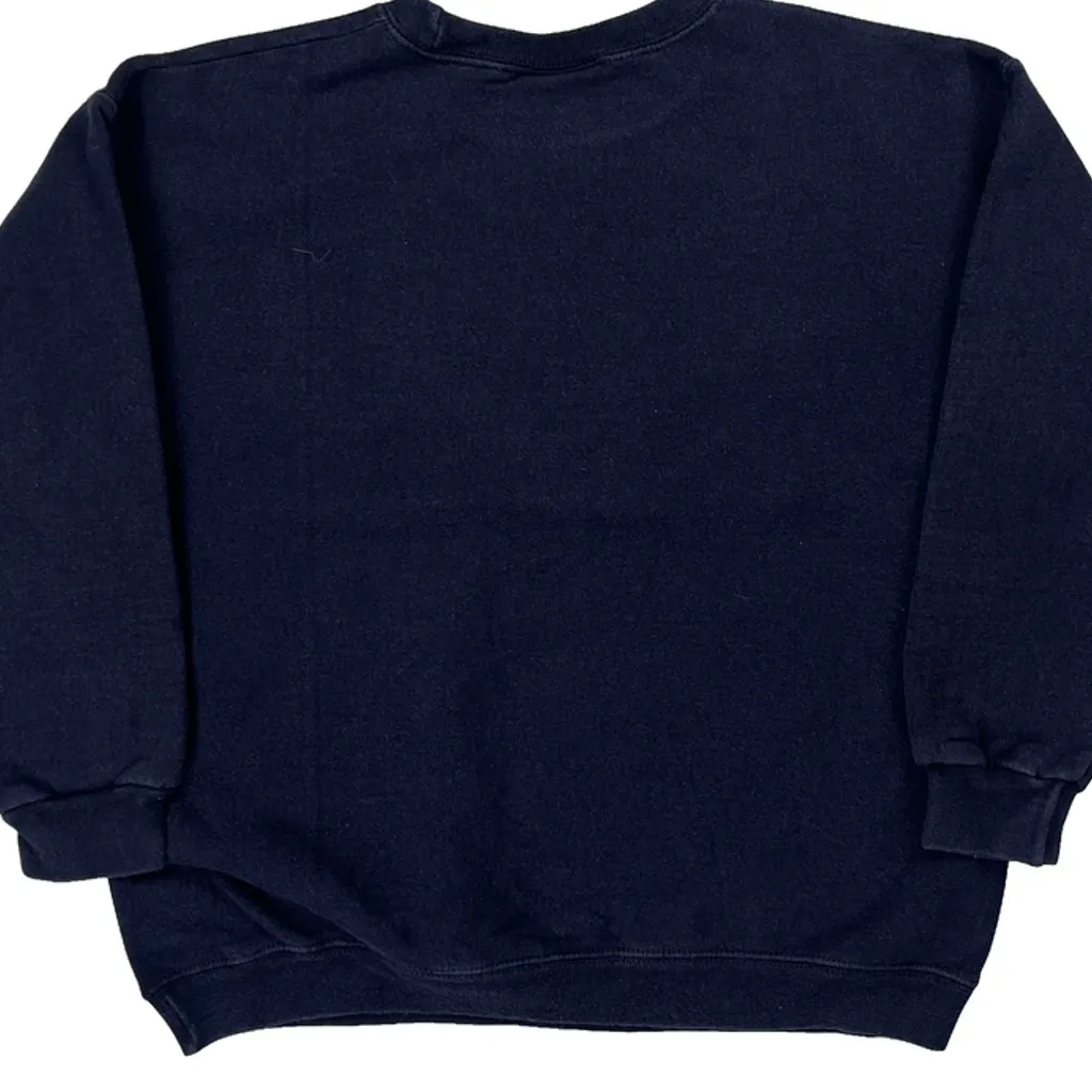 Age 8-10 Starter Sweatshirt - Medium Navy Cotton Blend - Image 7