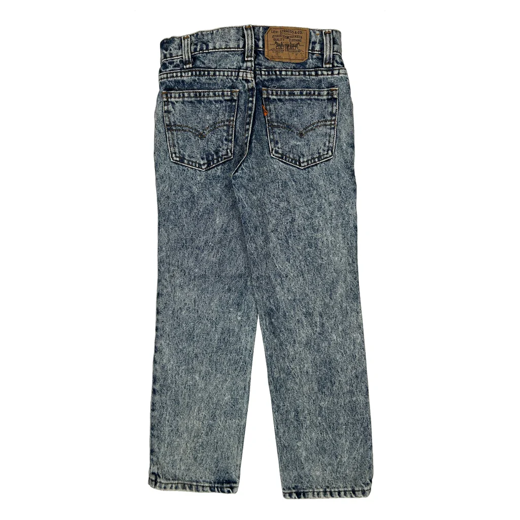 Age 8-9 Levis Jeans - Medium Acid Wash Denim