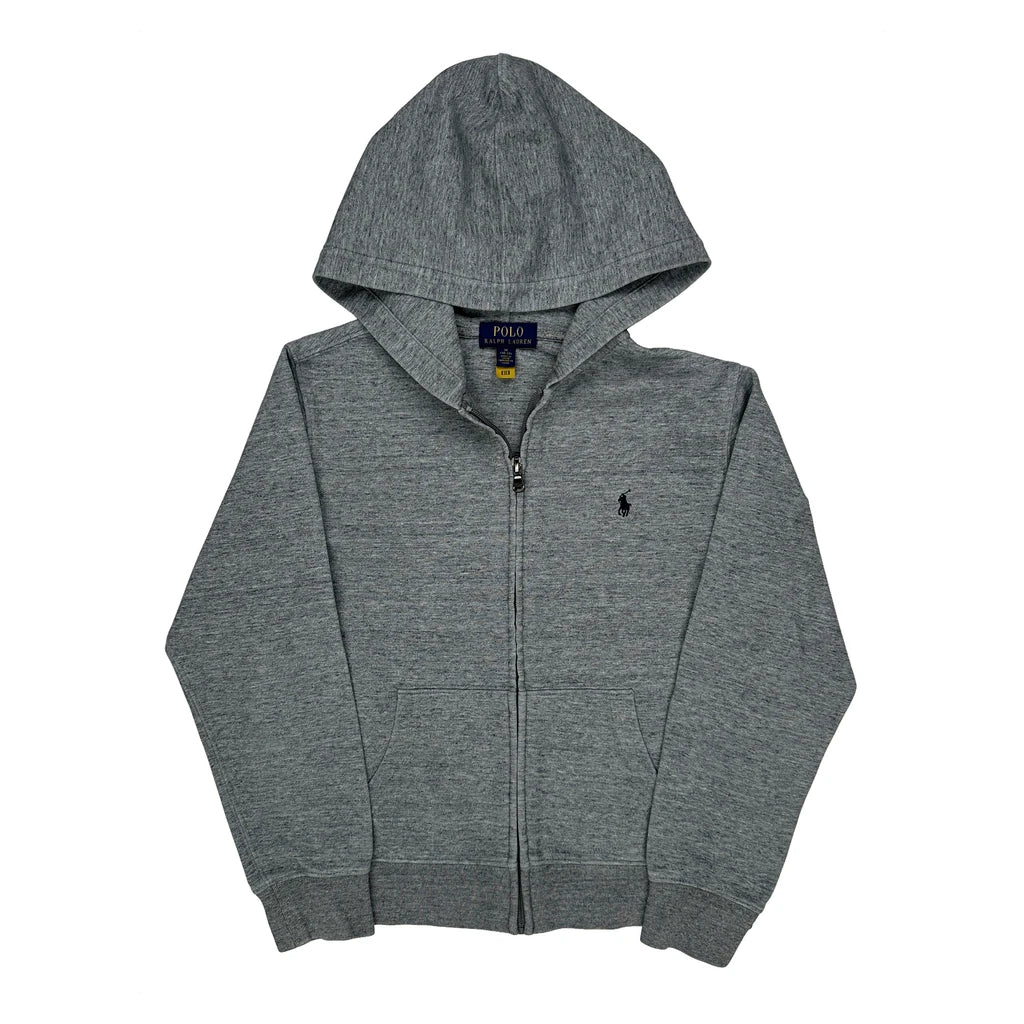 Age 8-9 Polo By Ralph Lauren Hoodie - Medium Grey Cotton