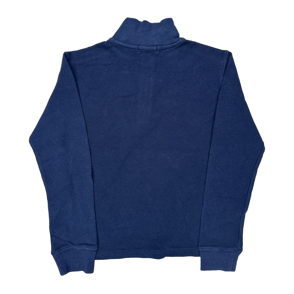 Age 8-9 Polo By Ralph Lauren Long Sleeve T-Shirt - Medium Navy Cotton - Image 2