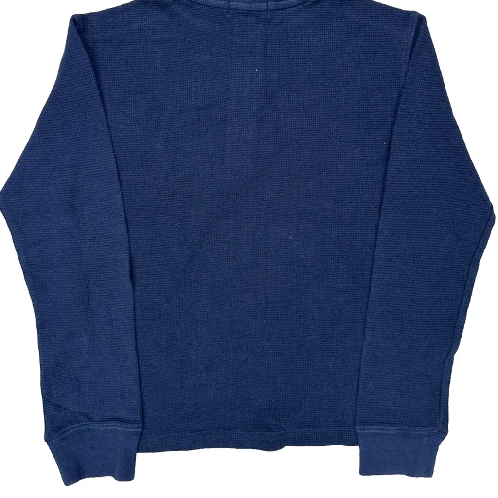 Age 8-9 Polo By Ralph Lauren Long Sleeve T-Shirt - Medium Navy Cotton - Image 6