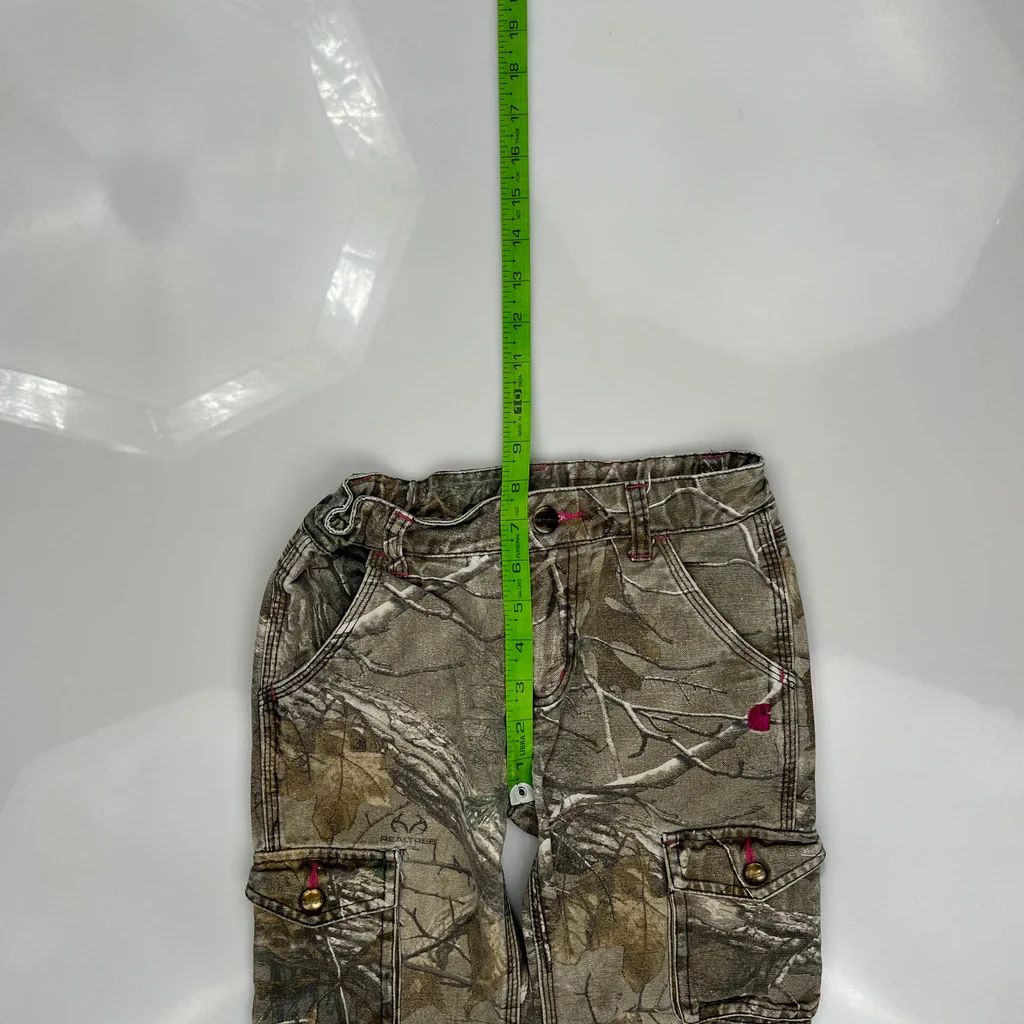 Age 8 Carhartt Camo Cargo Trousers - Smallw 24L Camo Cotton - Image 4