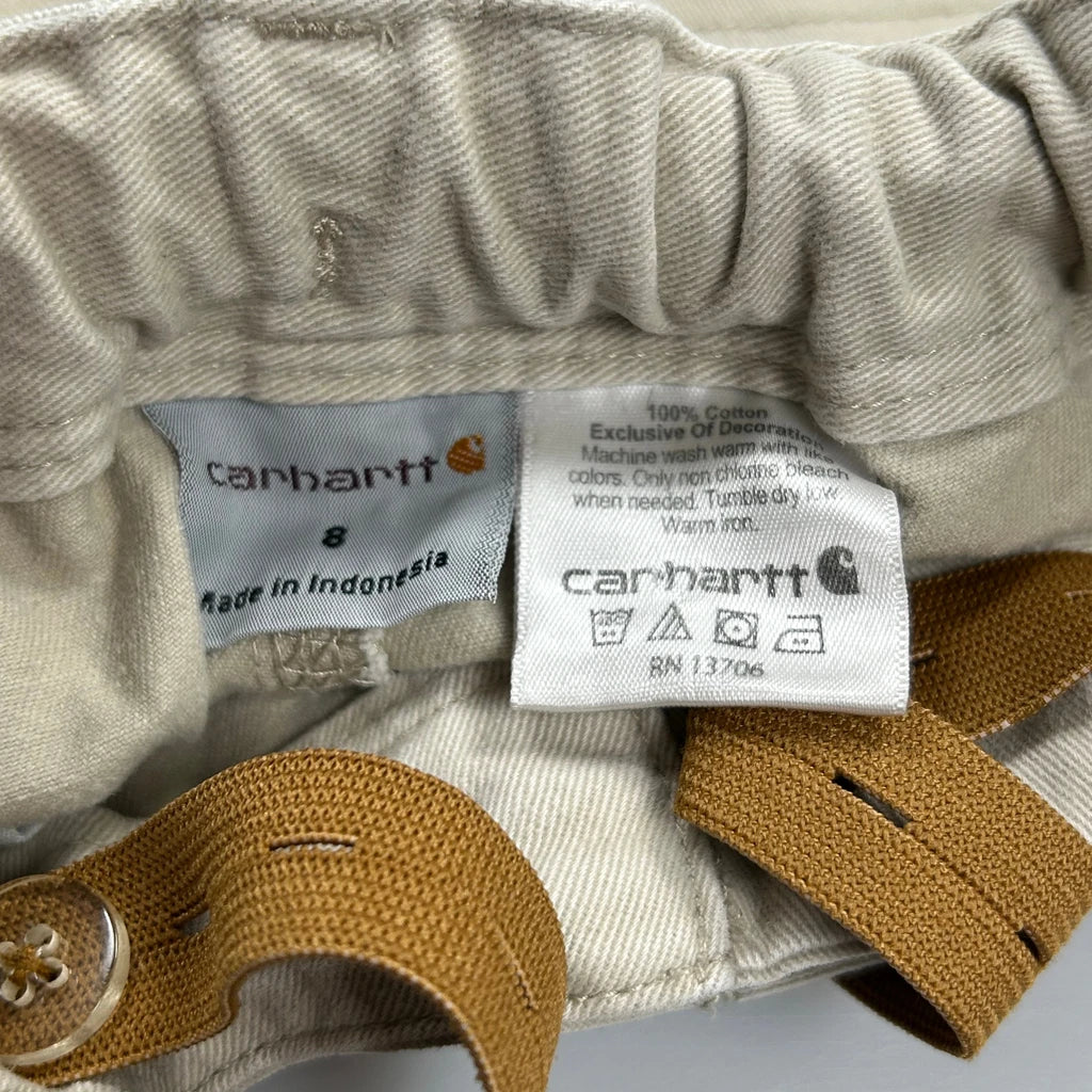 Age 8 Carhartt Shorts - Smallw 3L Beige Cotton - Image 3