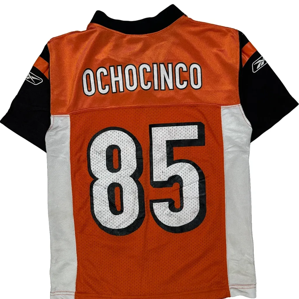 Age 8 Cincinnati Bengals Reebok Nfl Jersey - Small Orange Polyester - Image 7