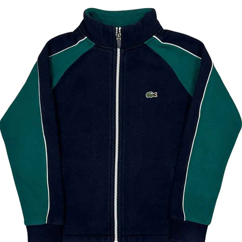 Age 8 Lacoste Track Jacket - Small Navy Cotton - Image 4