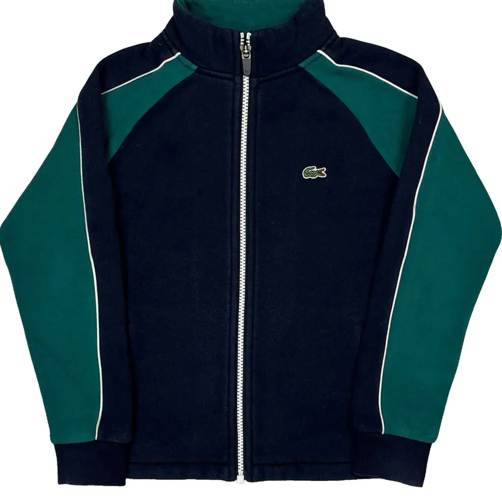 Age 8 Lacoste Track Jacket - Small Navy Cotton - Image 5