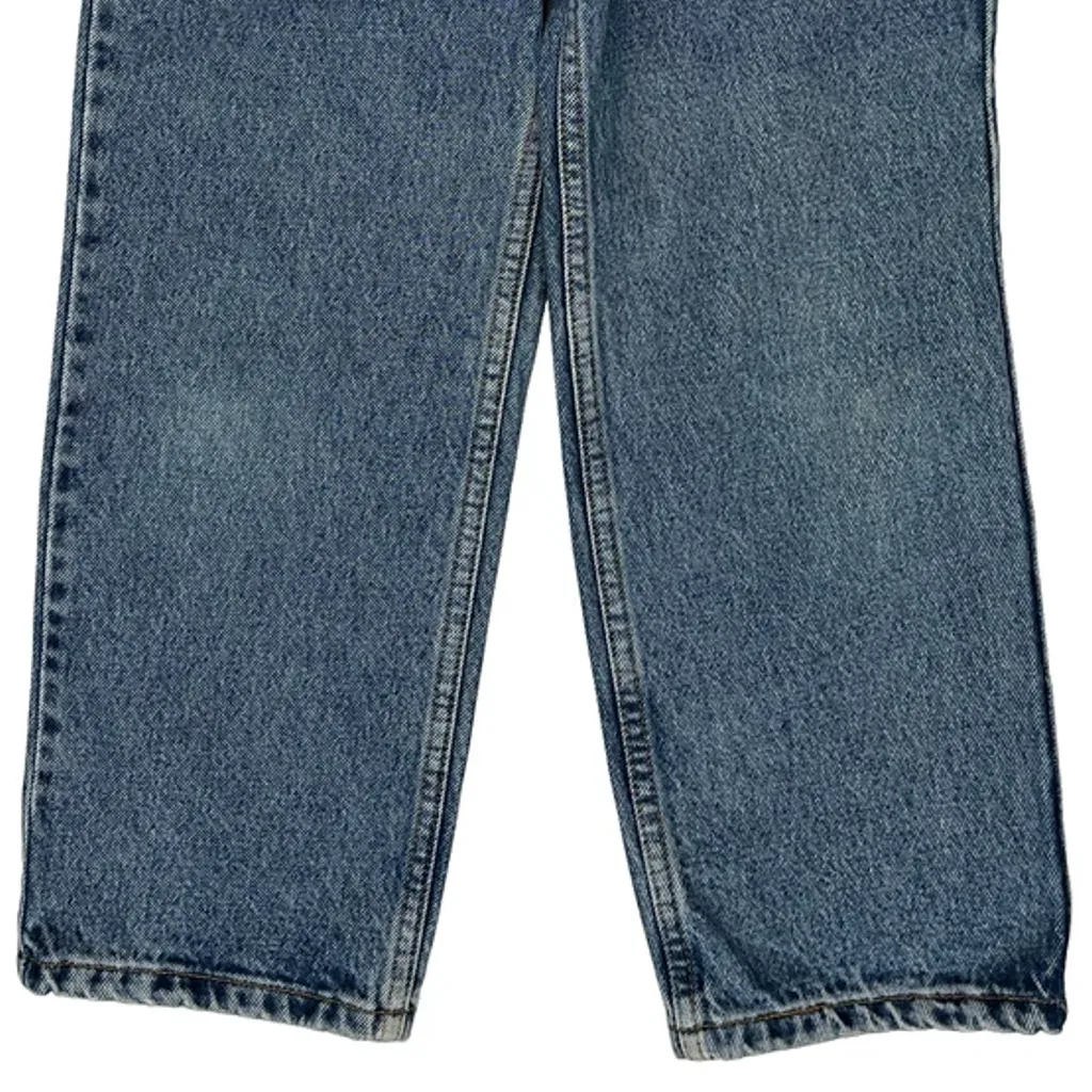 Age 8 Levis Jeans - Medium Blue Cotton - Image 4