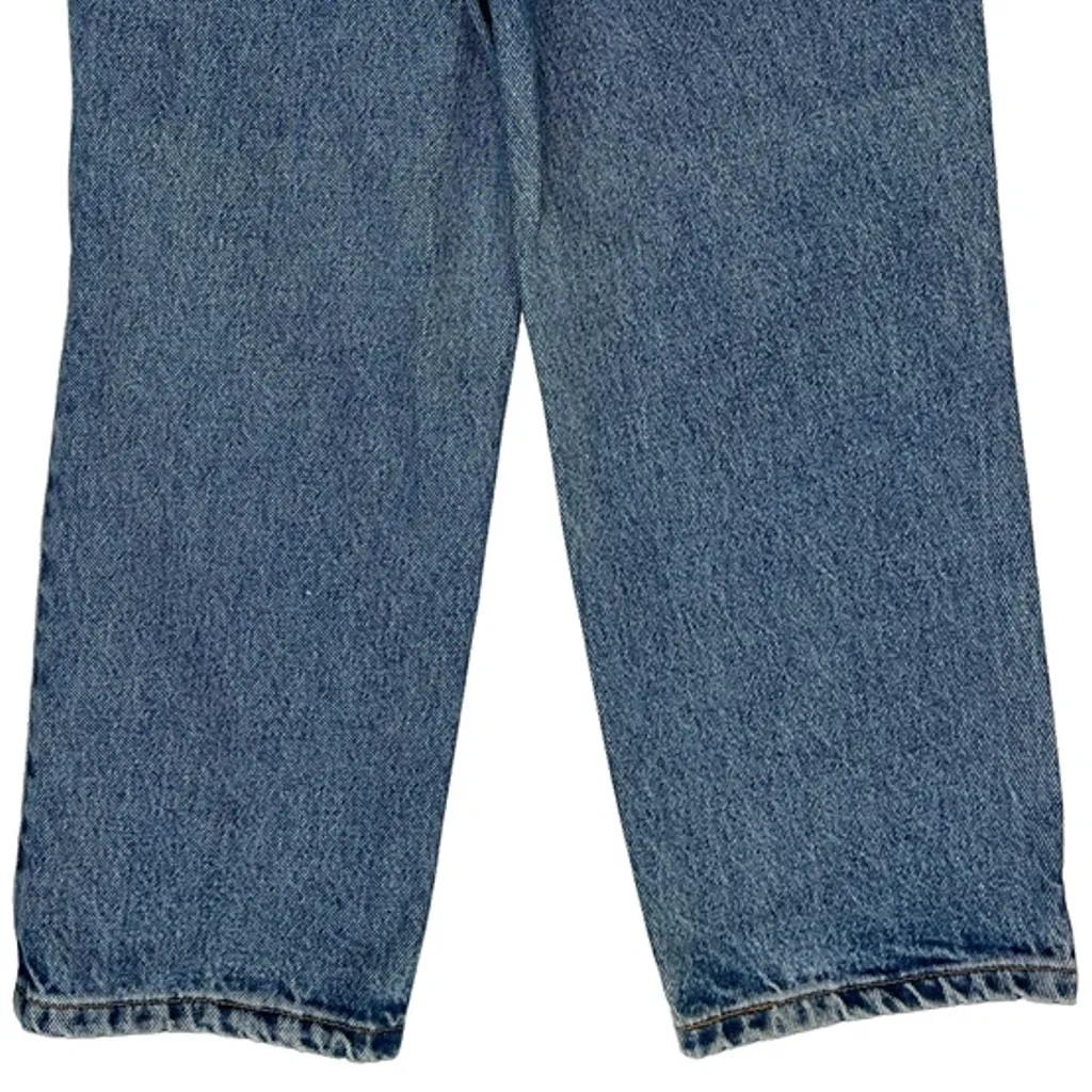 Age 8 Levis Jeans - Medium Blue Cotton - Image 6