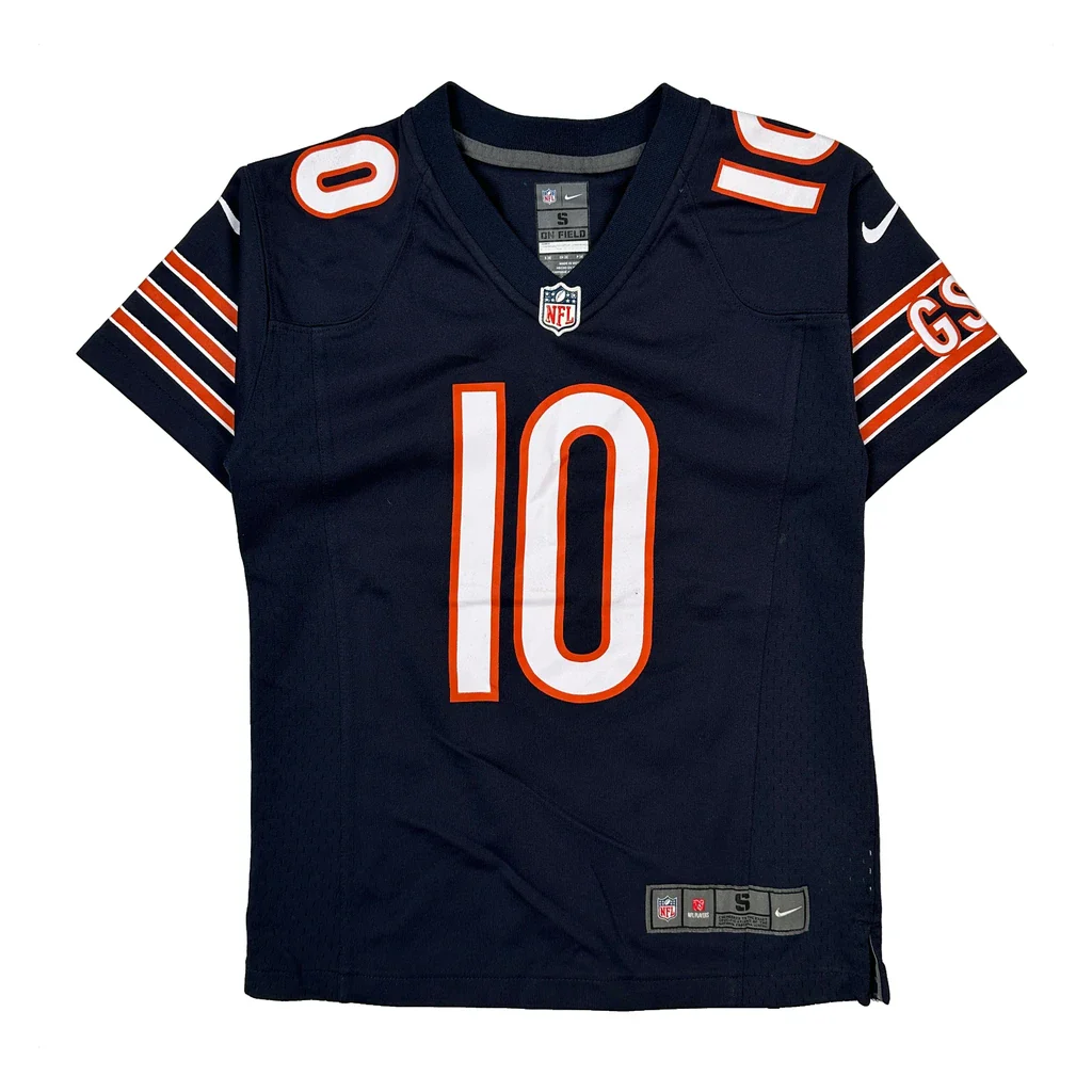Age 8 Nike Chicago Bears Football Jersey - Small Navy Polyester