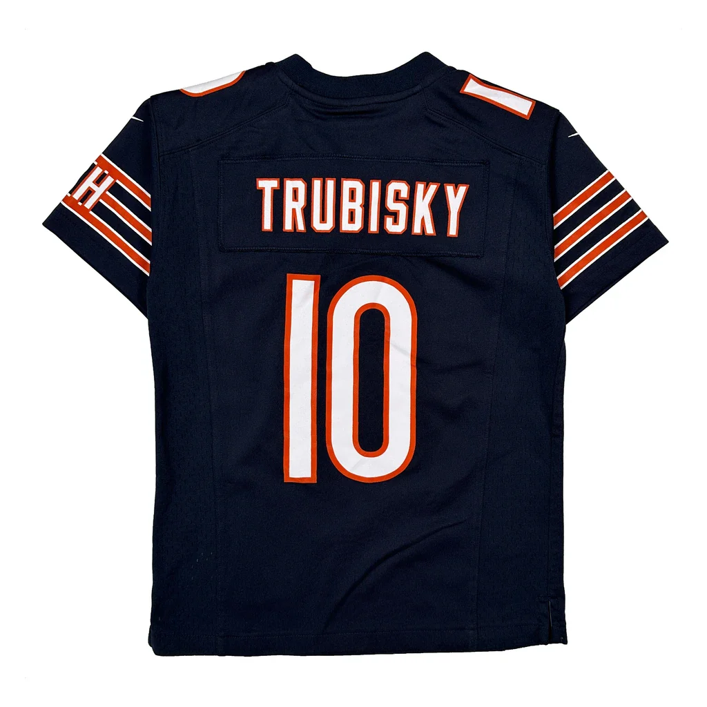 Age 8 Nike Chicago Bears Football Jersey - Small Navy Polyester - Image 2