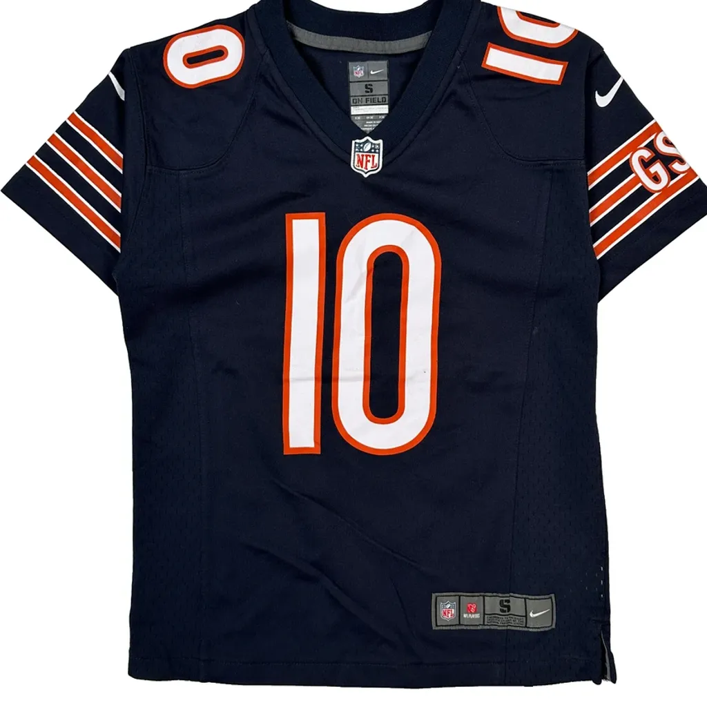 Age 8 Nike Chicago Bears Football Jersey - Small Navy Polyester - Image 5
