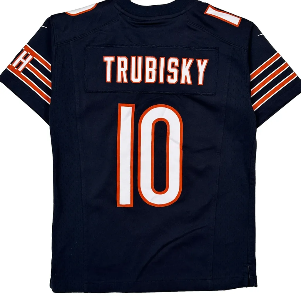 Age 8 Nike Chicago Bears Football Jersey - Small Navy Polyester - Image 7