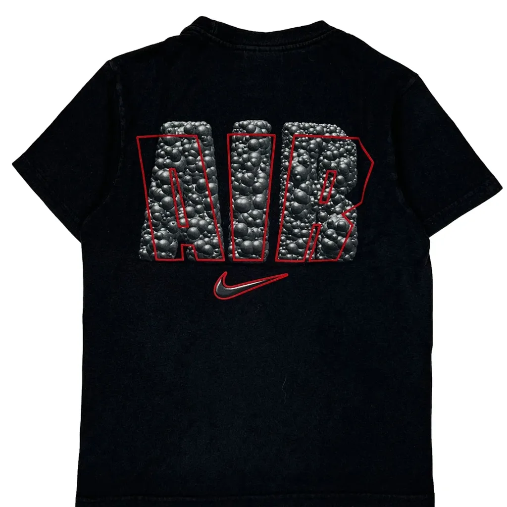 Age 8 Nike Graphic T-Shirt - Small Black Cotton - Image 6
