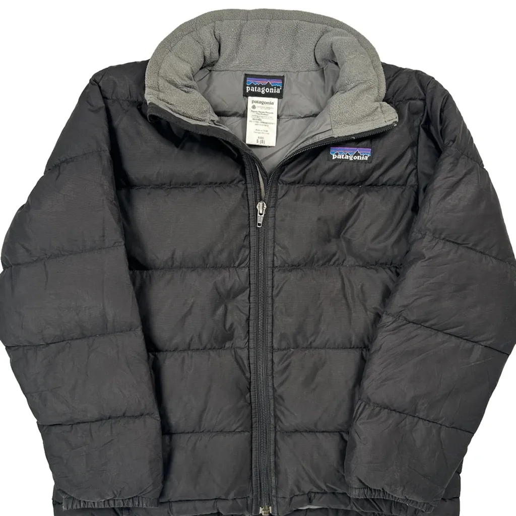 Age 8 Patagonia Puffer - Small Black Polyester - Image 4