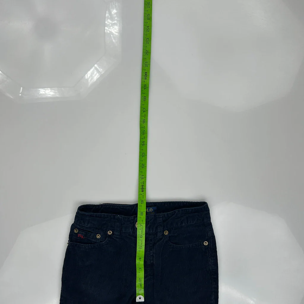 Age 8 Polo By Ralph Lauren Cord Trousers - Small Blue Corduroy - Image 4
