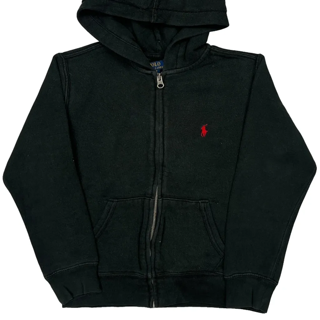 Age 8 Polo By Ralph Lauren Hoodie - Small Black Cotton - Image 4