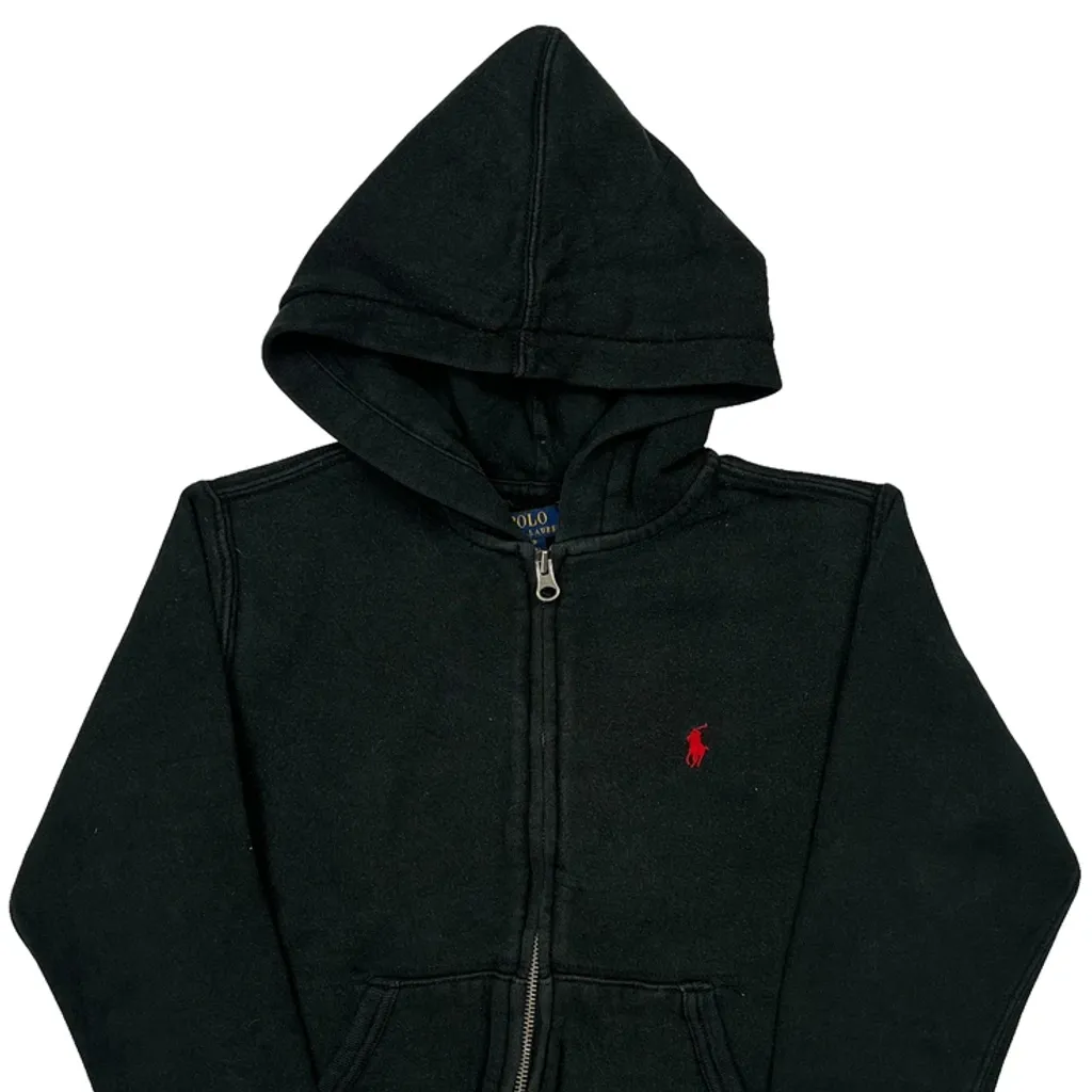 Age 8 Polo By Ralph Lauren Hoodie - Small Black Cotton - Image 5
