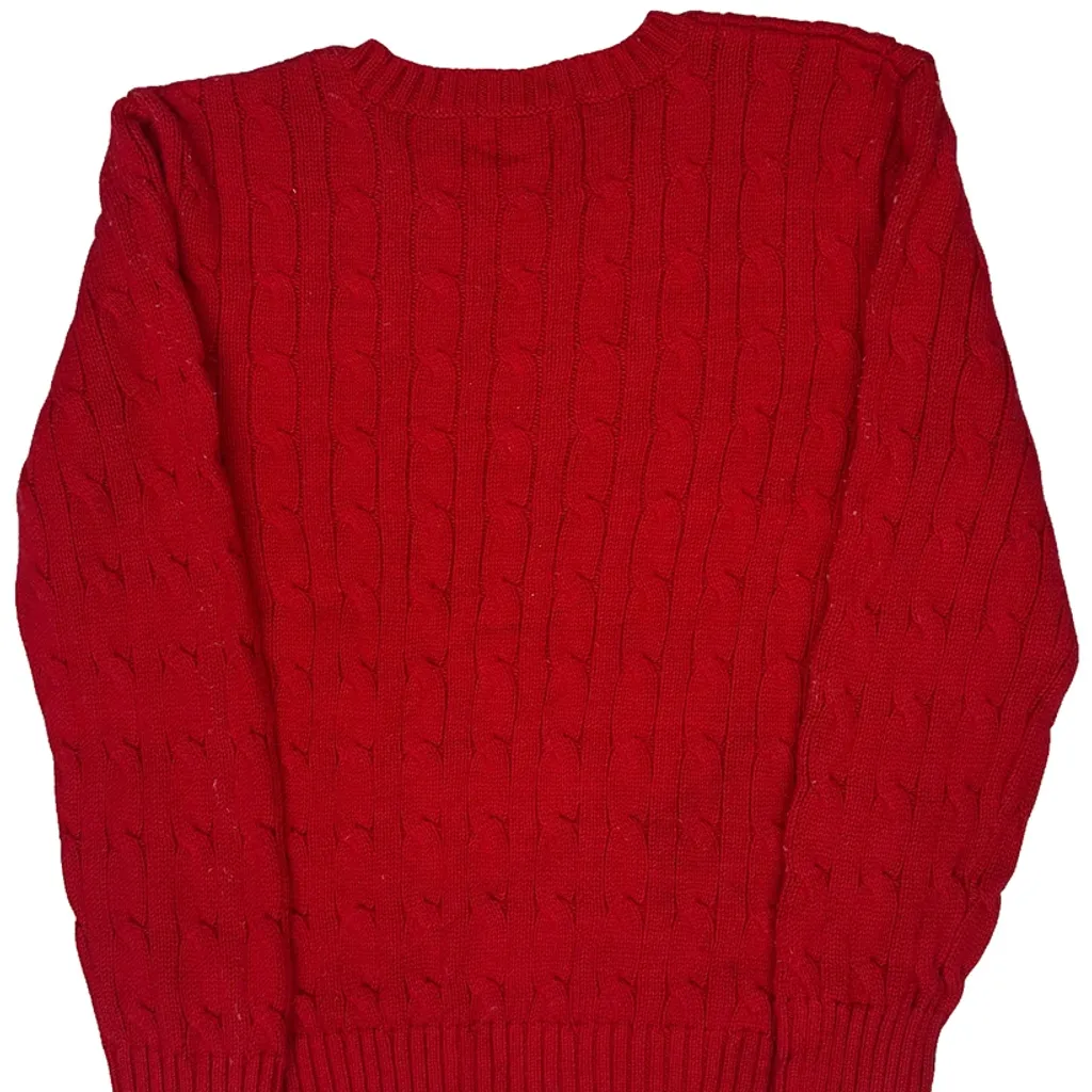 Age 8 Polo By Ralph Lauren Jumper - Small Red Cotton - Image 7