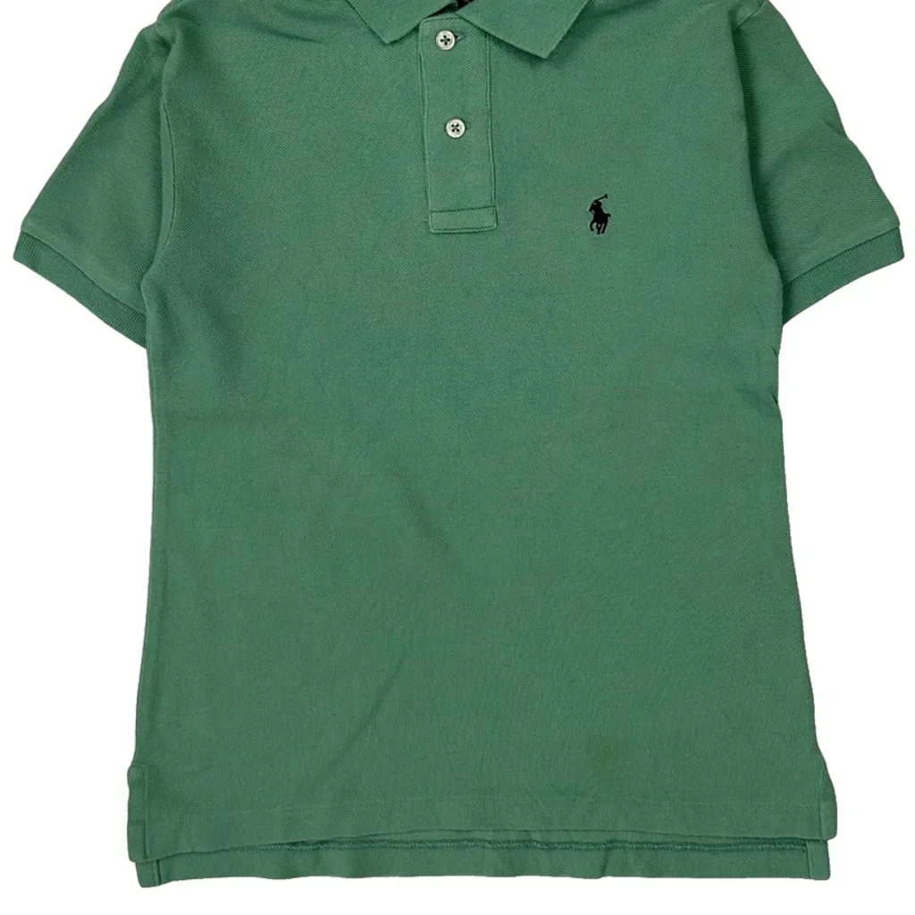 Age 8 Polo By Ralph Lauren Polo Shirt - Small Green Cotton - Image 4