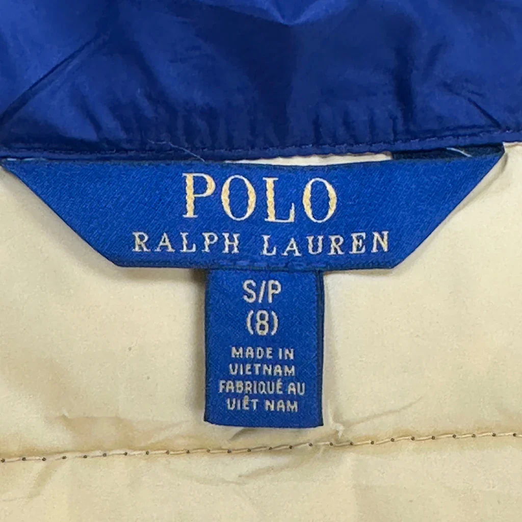 Age 8 Polo By Ralph Lauren Puffer - Small Blue Polyester - Image 3