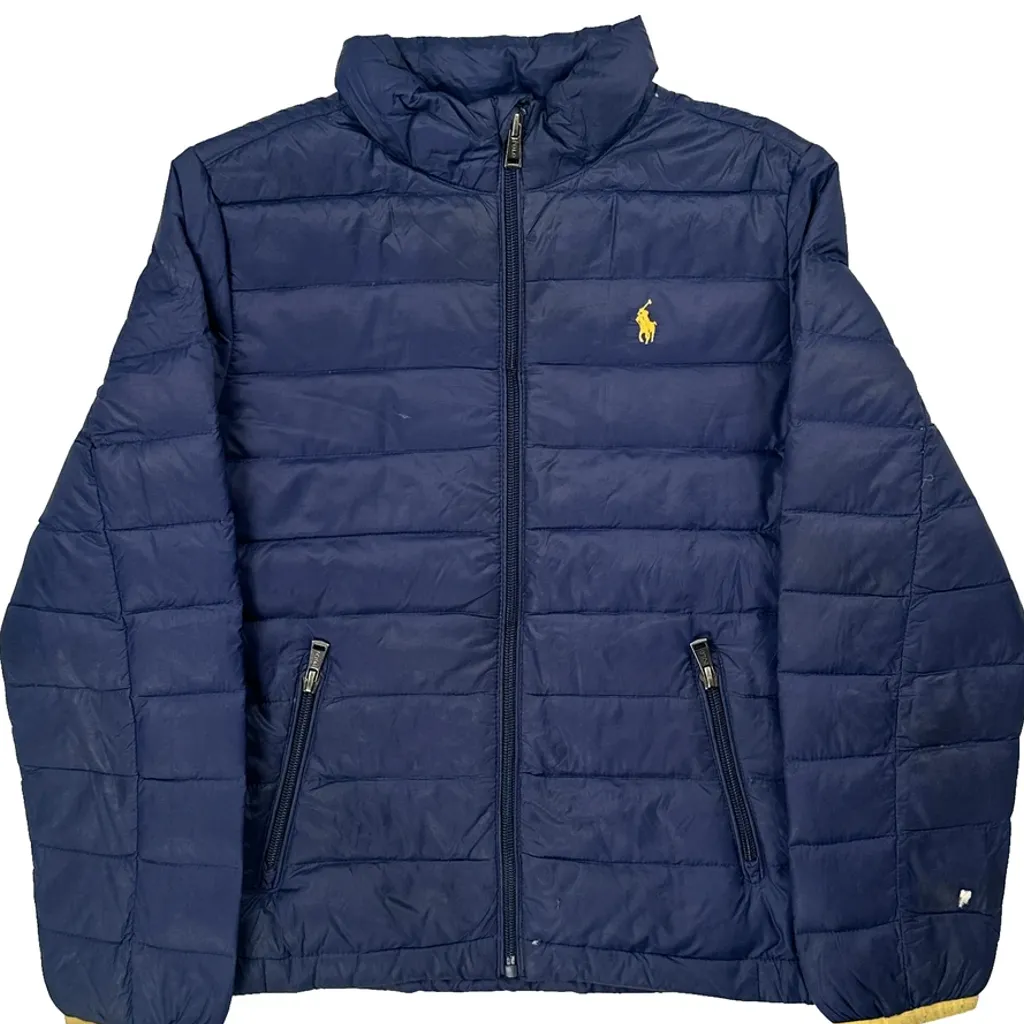 Age 8 Polo By Ralph Lauren Puffer - Small Blue Polyester - Image 4