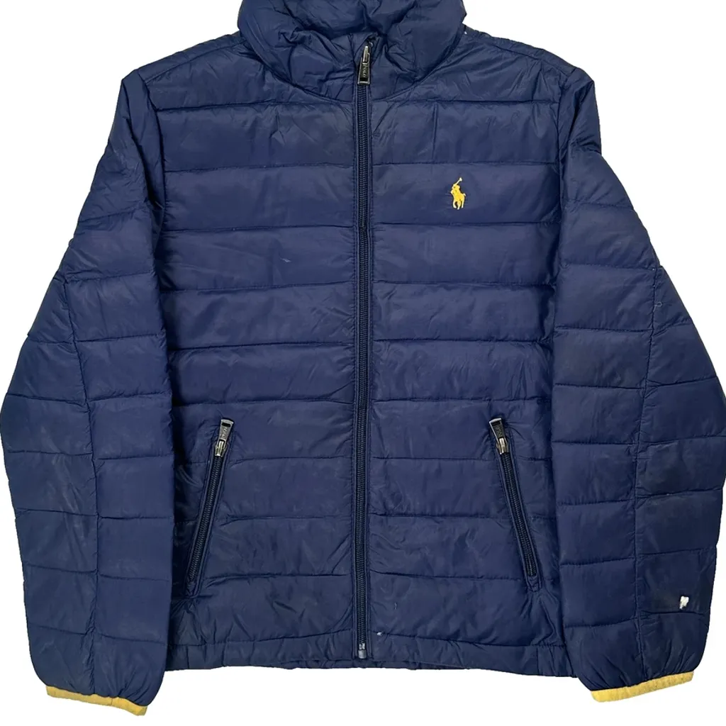Age 8 Polo By Ralph Lauren Puffer - Small Blue Polyester - Image 5