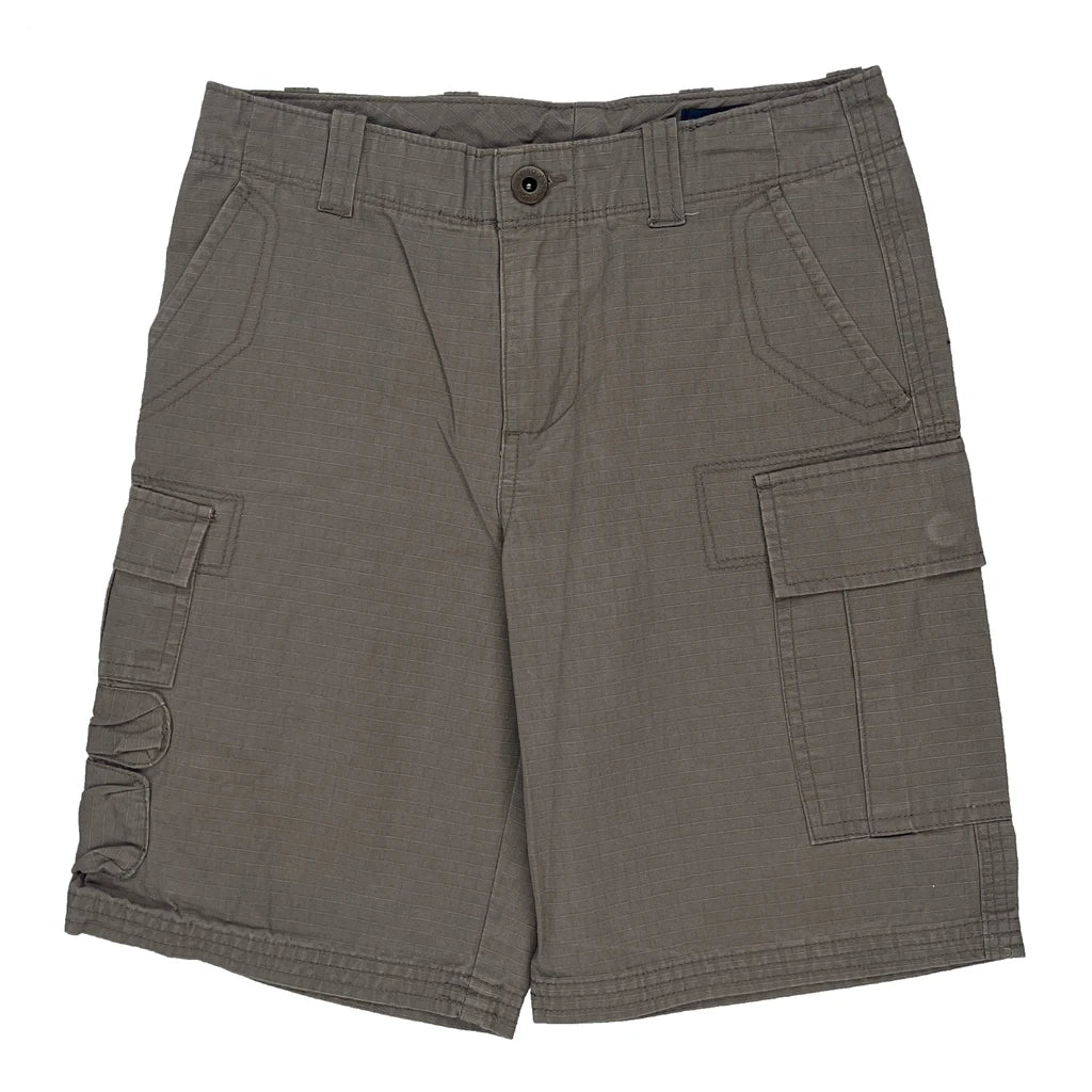 Age 8 Rl-67 Polo By Ralph Lauren Cargo Shorts - Smallw 8L Gray Cotton - Image 2