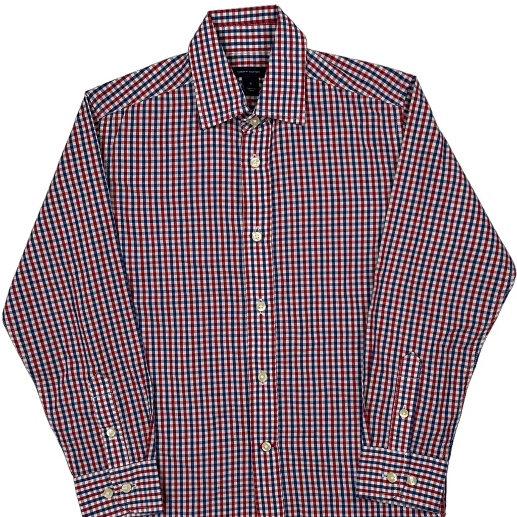 Age 8 Tommy Hilfiger Checked Shirt - Small Multicoloured Cotton - Image 5