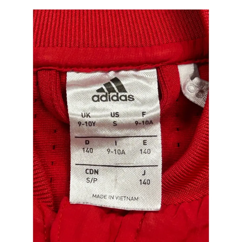 Age 9-10 Ottawa Soccer Adidas Track Jacket - Small Red Polyester - Image 7