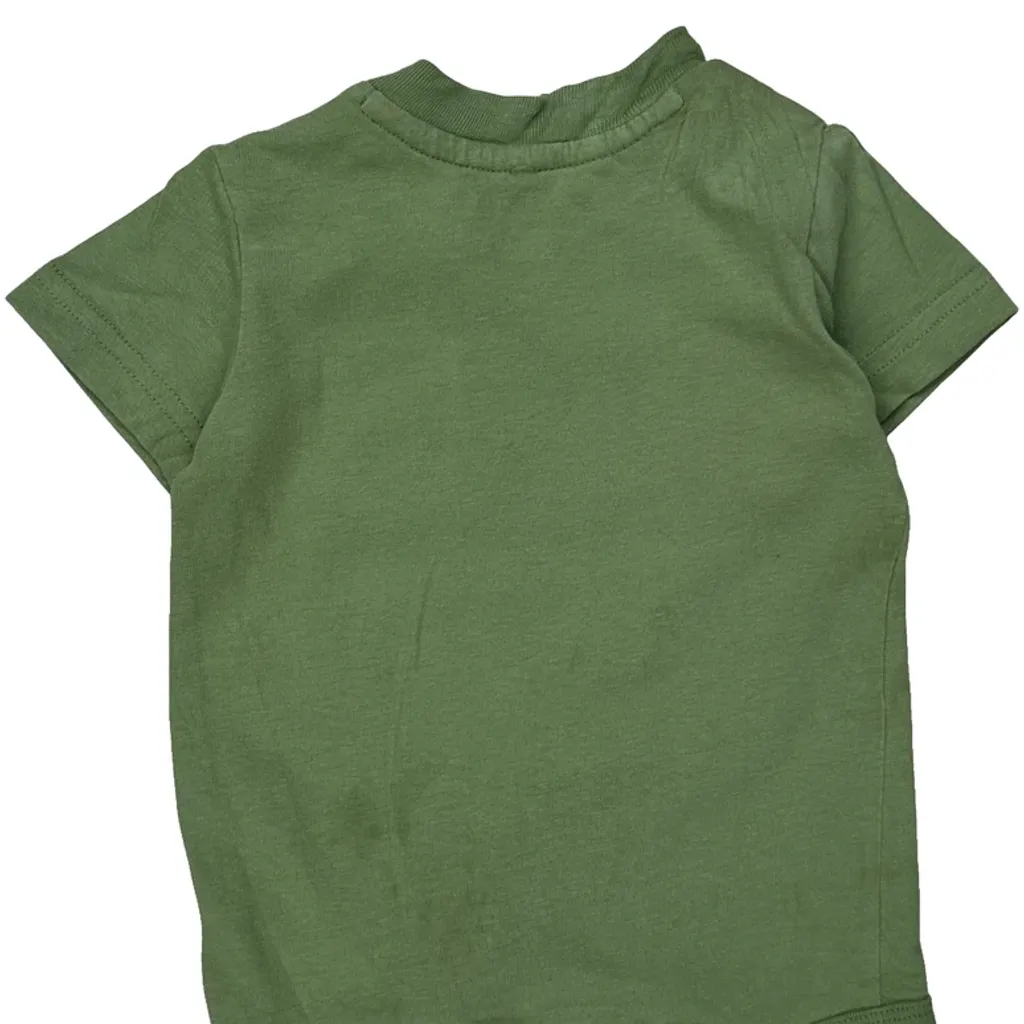 Age 9 Months Carhartt Overalls - 2XS Green Cotton - Image 6