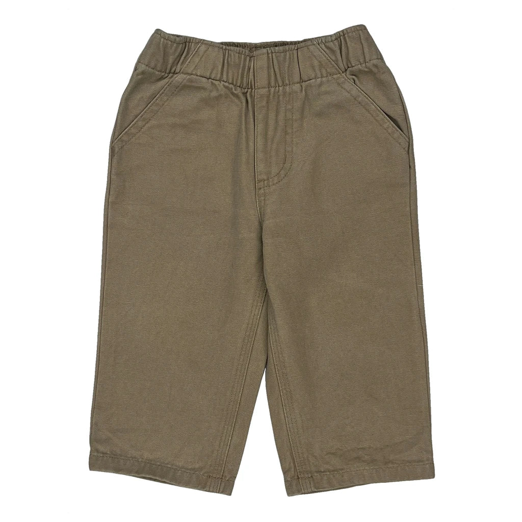 Age 9 Months Carhartt Pants - 3XS Khaki Cotton - Image 2