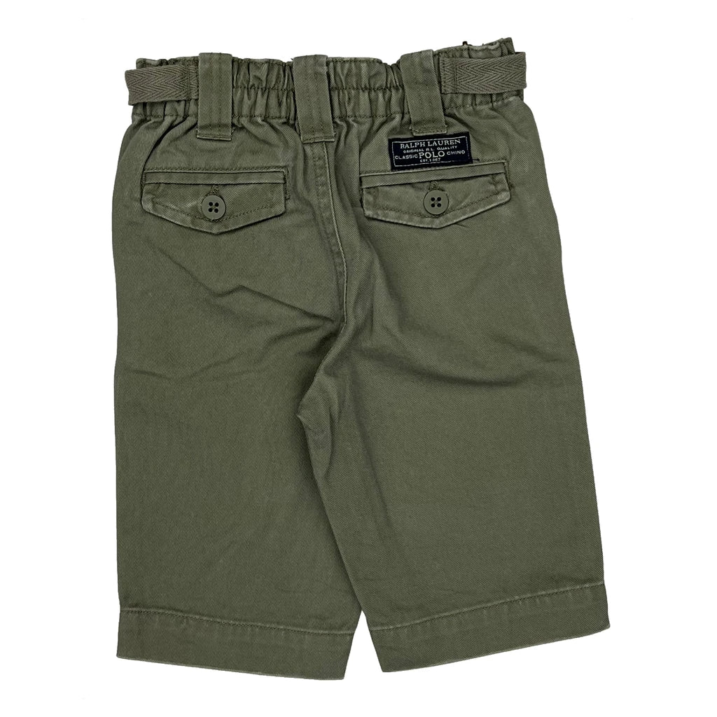 Age 9 Months Polo By Ralph Lauren Chino Shorts - Xxx-Smallw 6L Khaki Cotton
