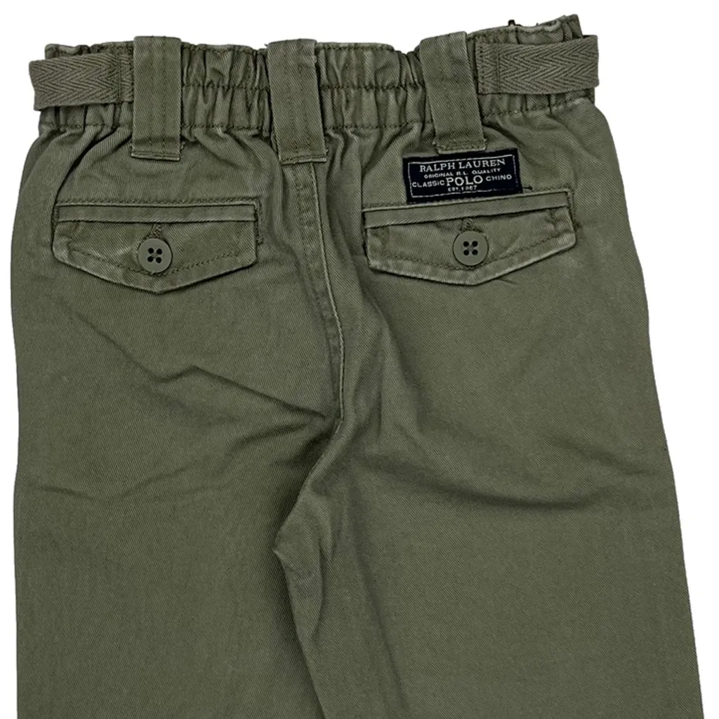 Age 9 Months Polo By Ralph Lauren Chino Shorts - Xxx-Smallw 6L Khaki Cotton - Image 5