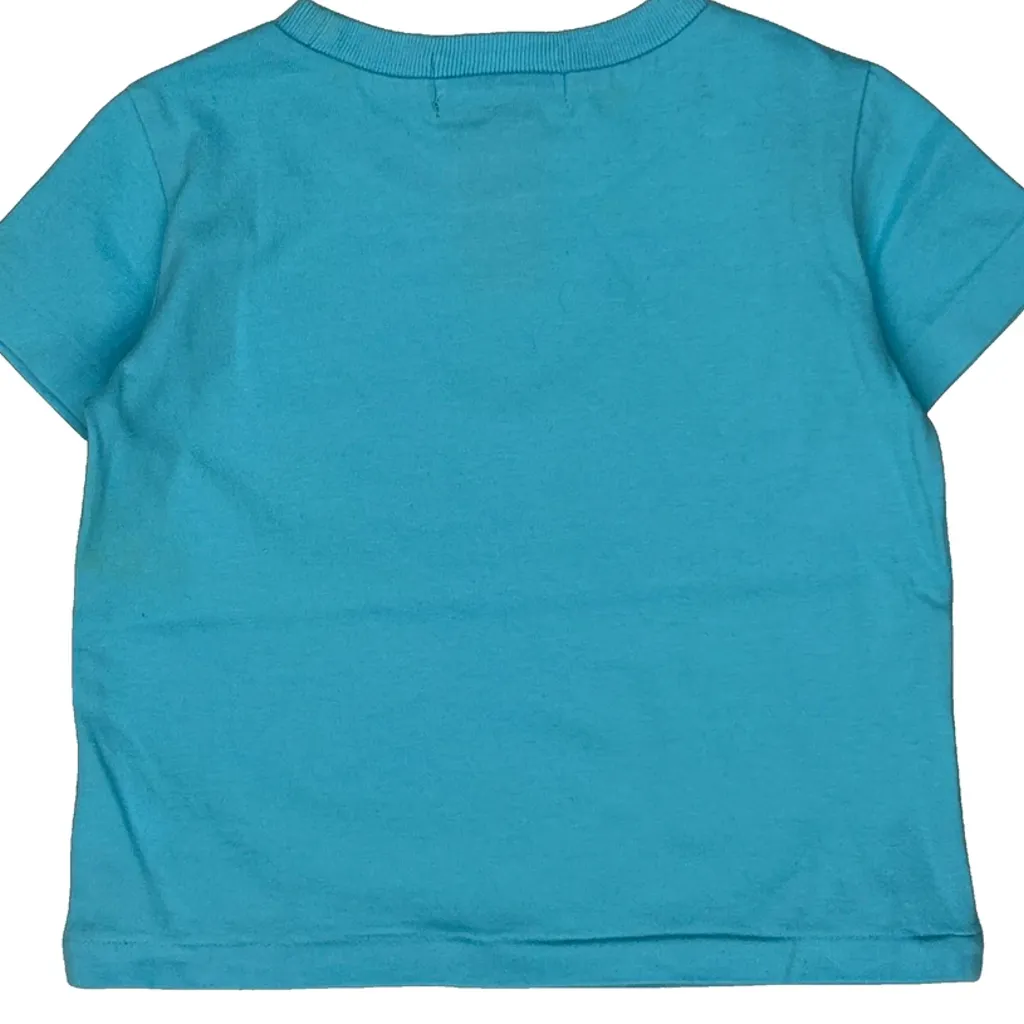 Age 9 Months Polo By Ralph Lauren T-Shirt - 2XS Blue Cotton - Image 7
