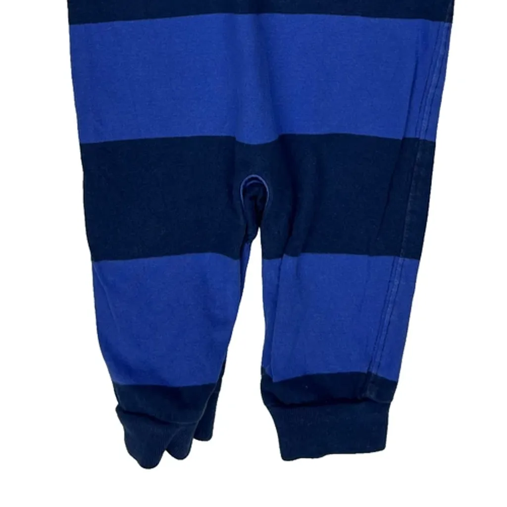 Age 9 Months Ralph Lauren Striped Jumper - 2XS Blue Cotton - Image 4