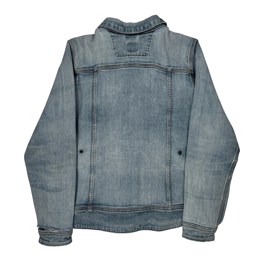 Ages 12 -14 Carhartt Denim Jacket - Large Light Wash Denim - Image 2