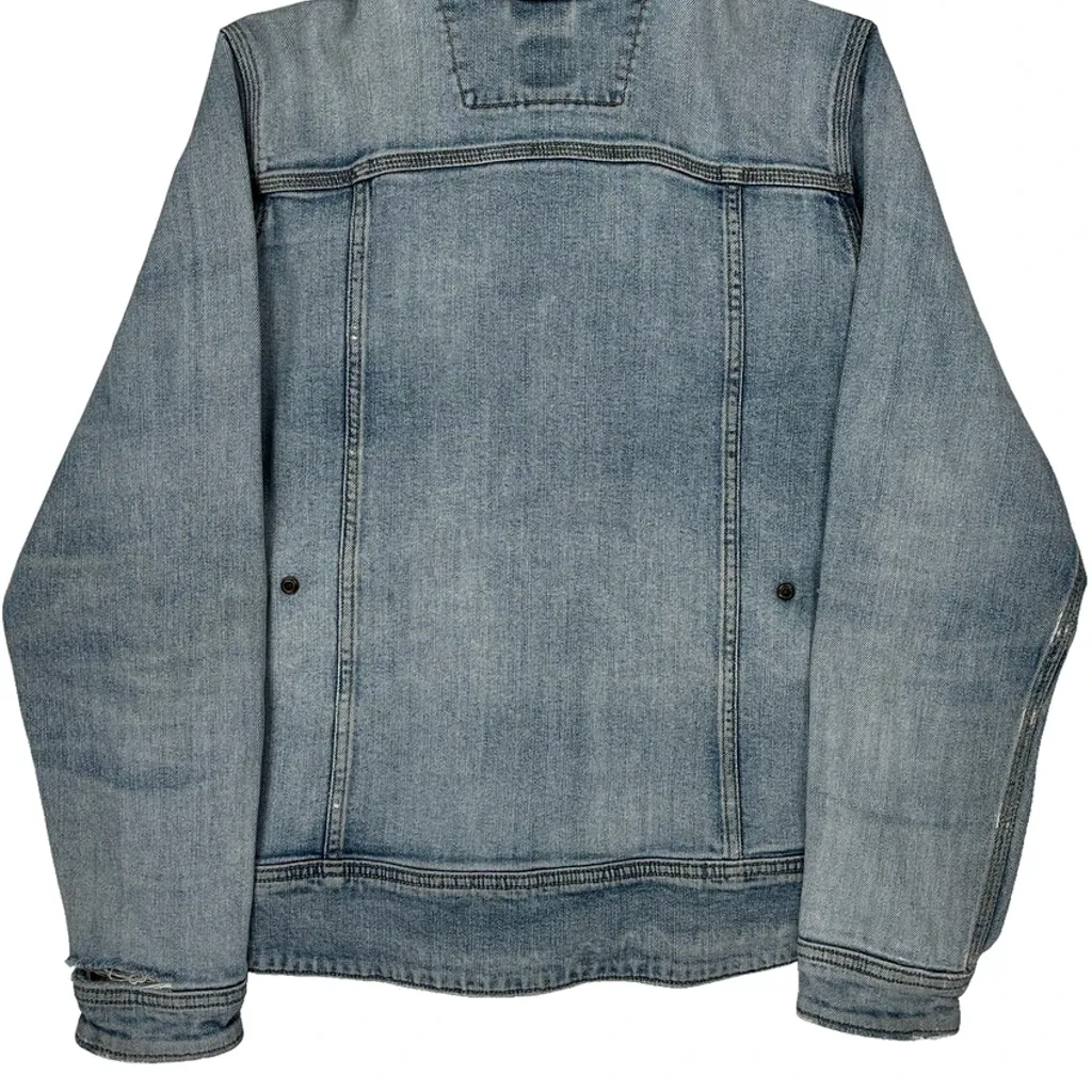 Ages 12 -14 Carhartt Denim Jacket - Large Light Wash Denim - Image 6