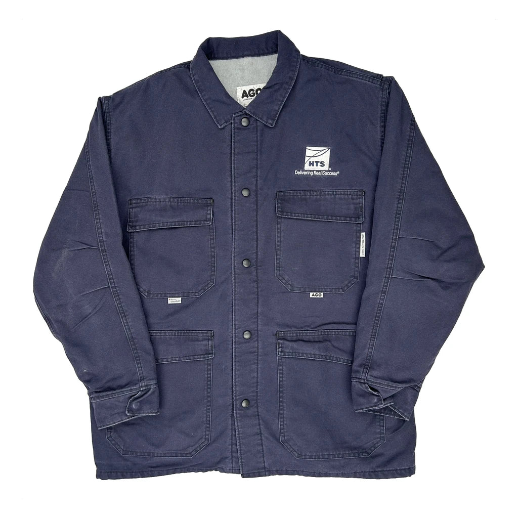 Ago Jacket - Large Blue Cotton