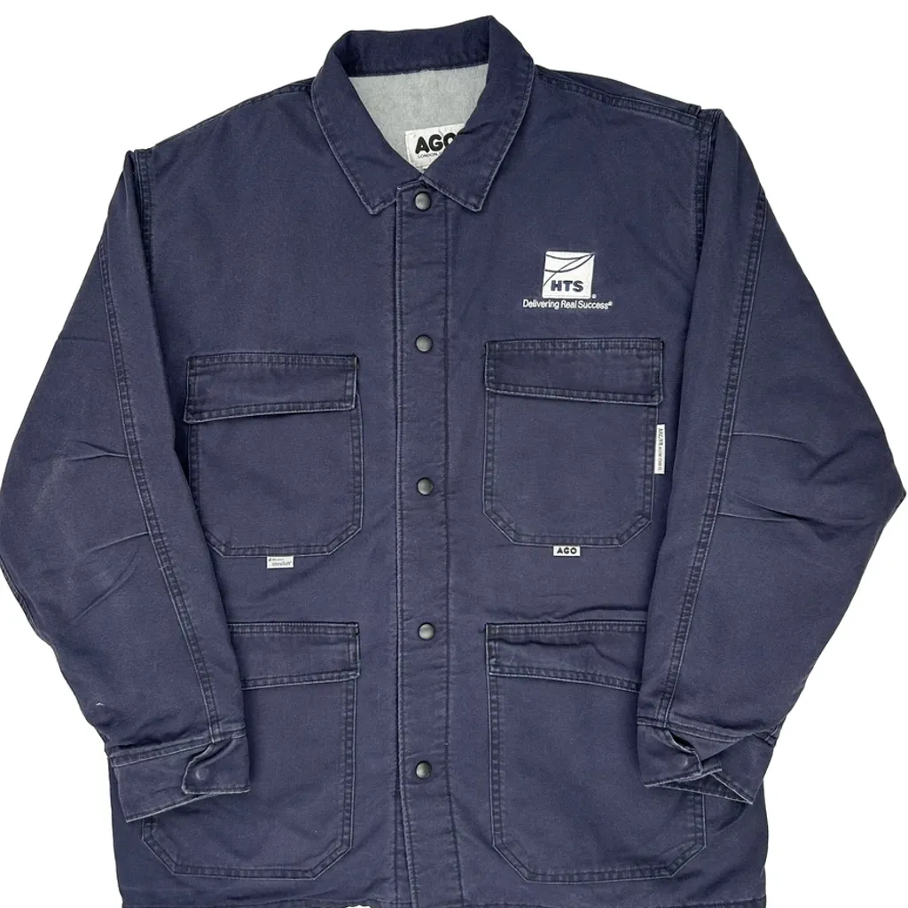 Ago Jacket - Large Blue Cotton - Image 4